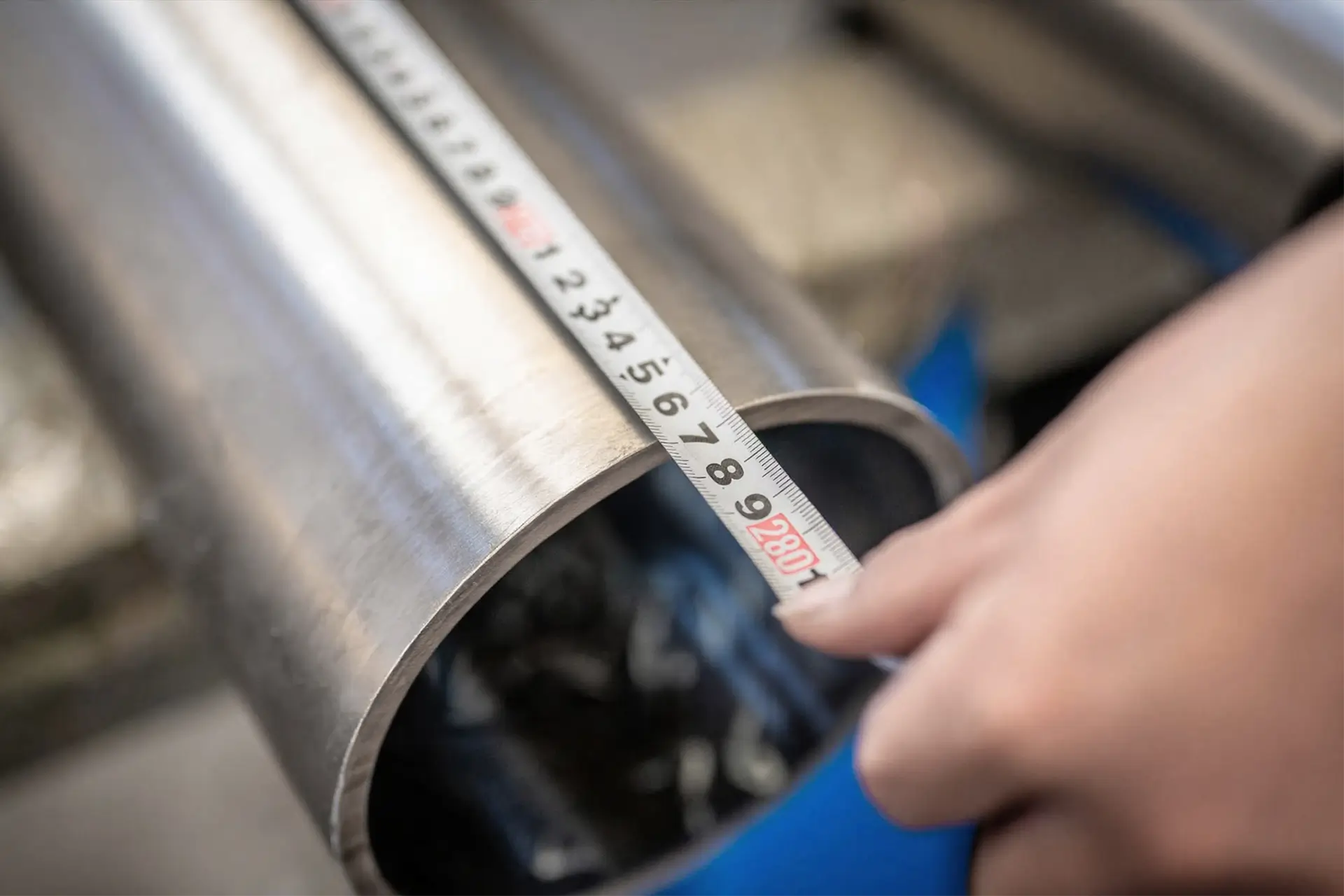 arialloy nickel based alloy seamless tube tape measure pipe length check