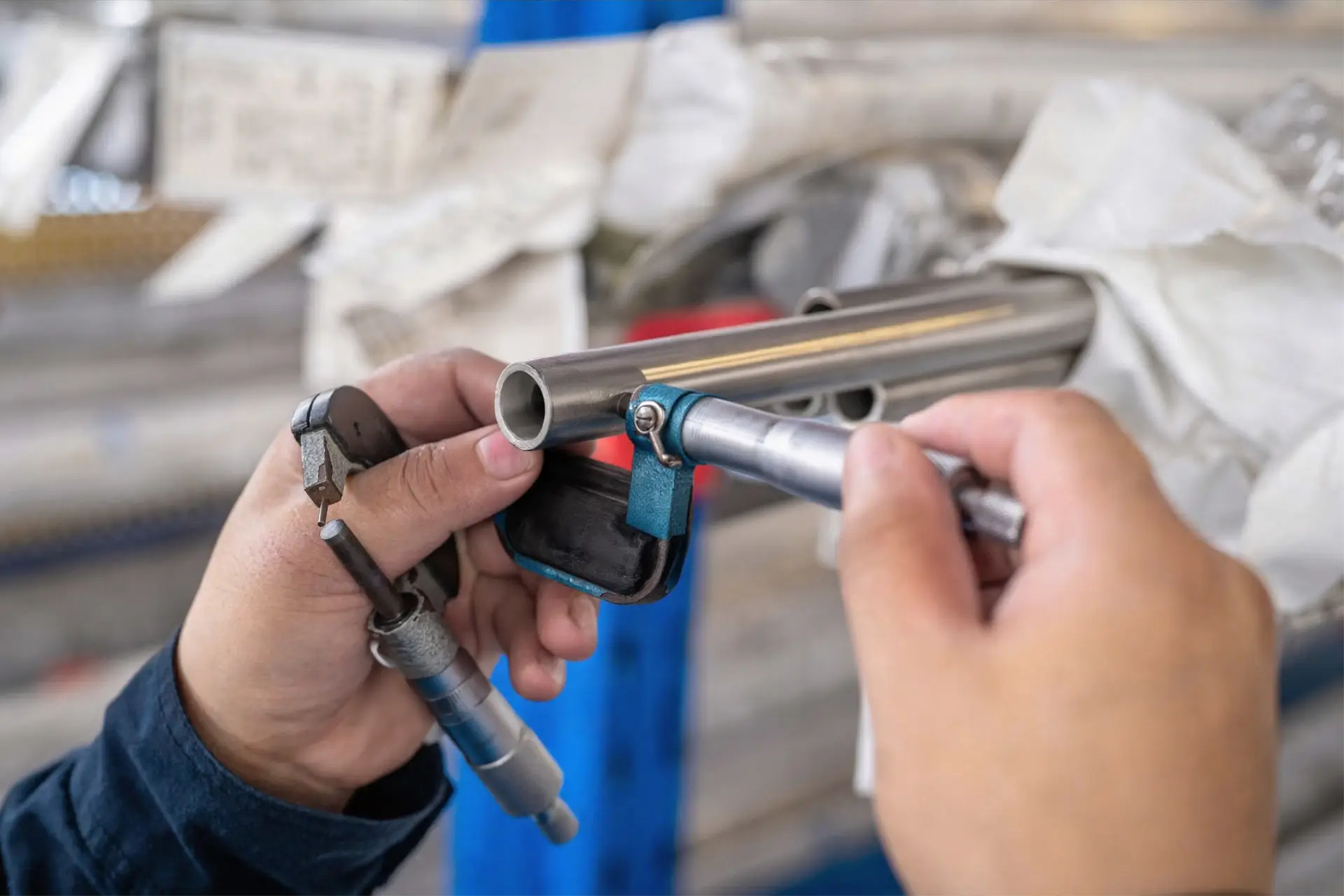 nickel alloy fabrication services for seamless tube arialloy ultrasonic wall thickness testing