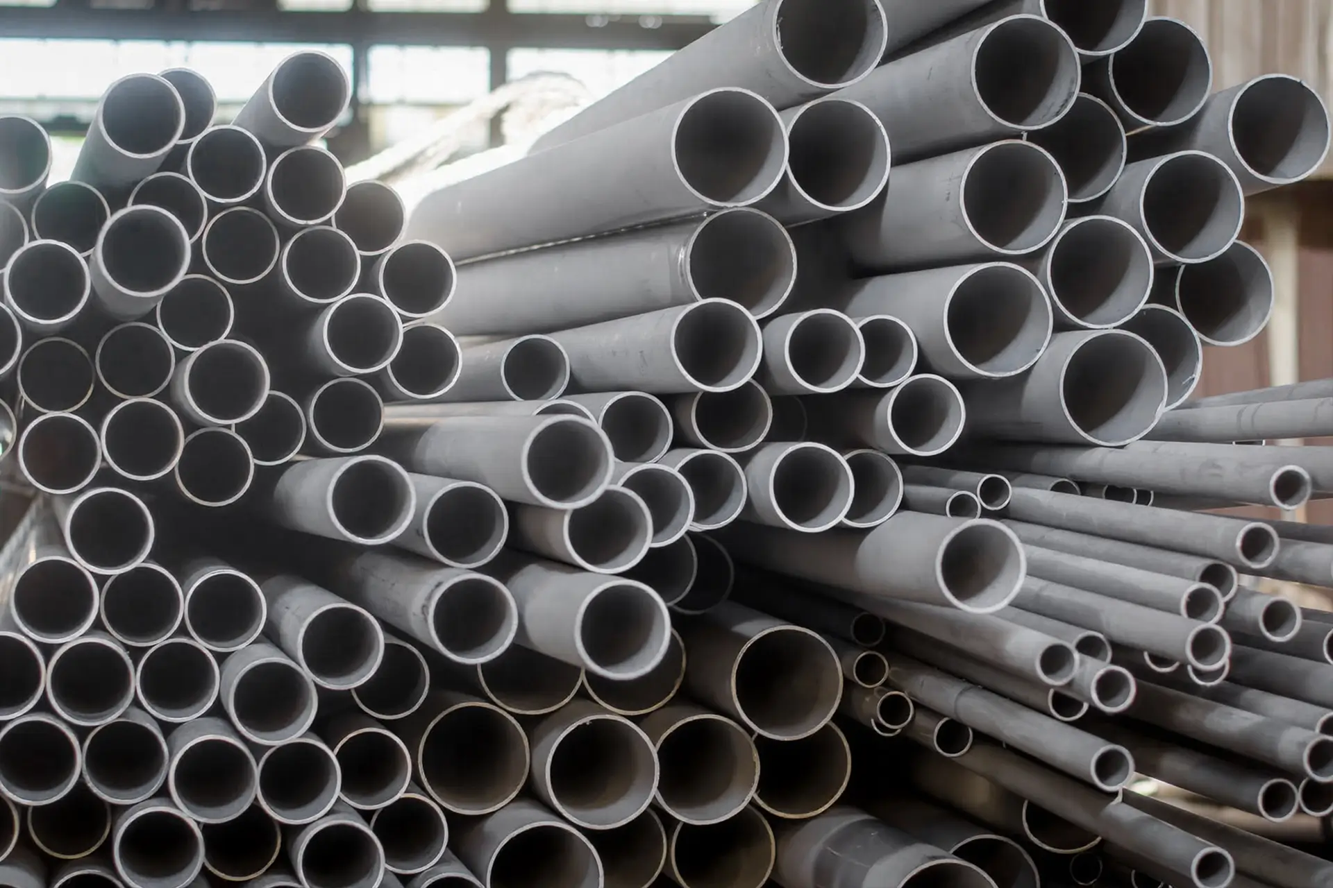 nickel alloy precision seamless tube arialloy dense pipe stock front view