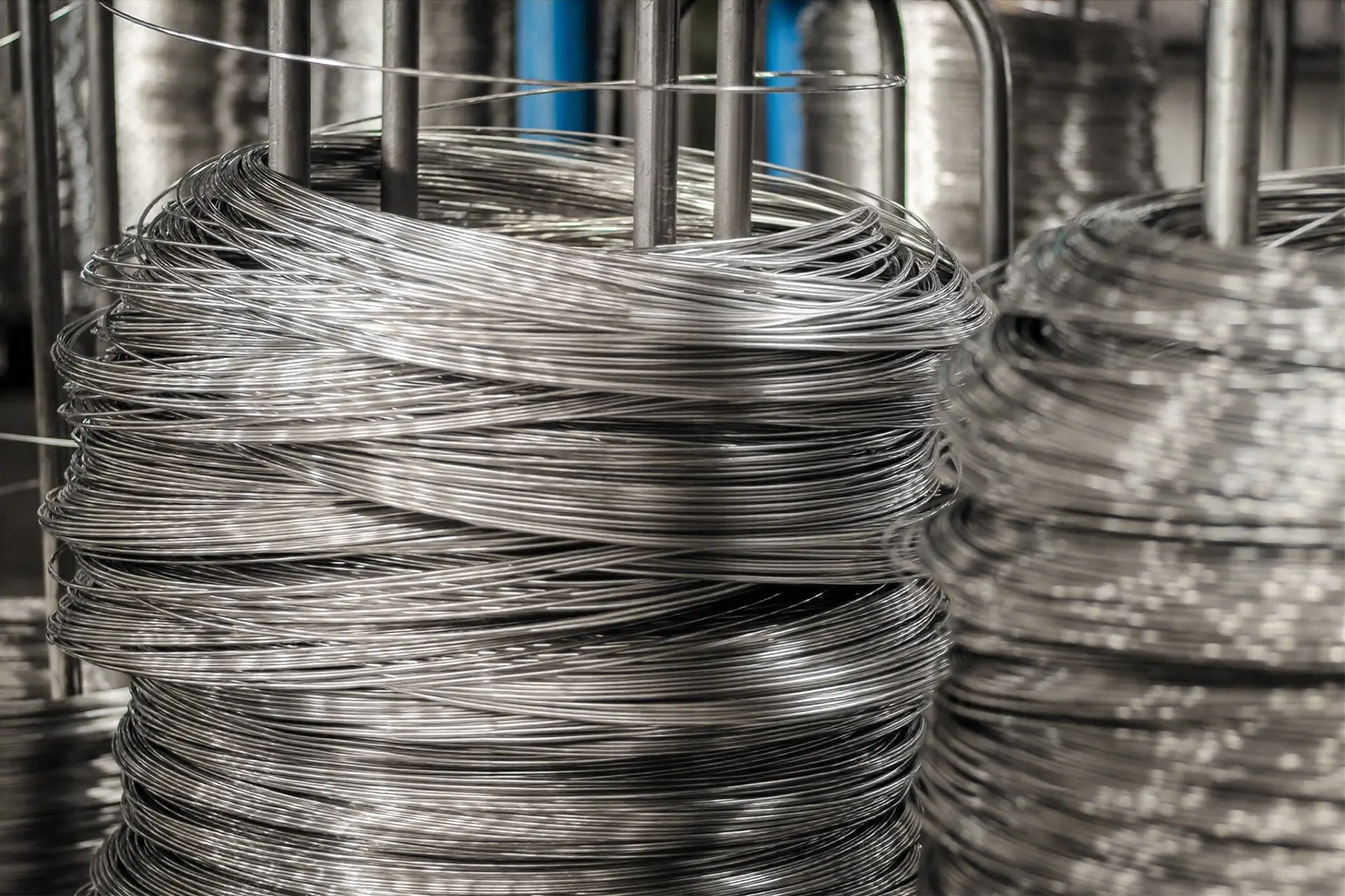 nickel based alloy wire by Arialloy large loops of finished wire