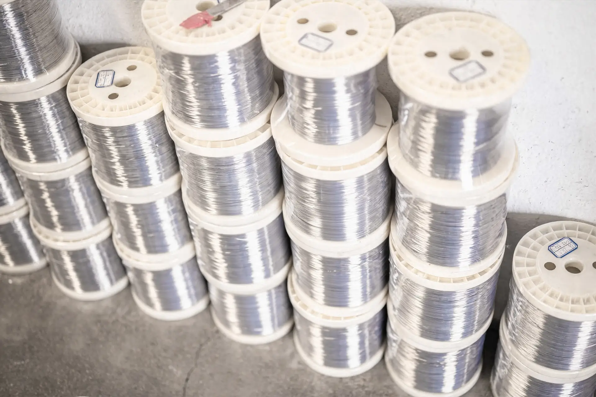 nickel based alloy wire by Arialloy stacked wire spools