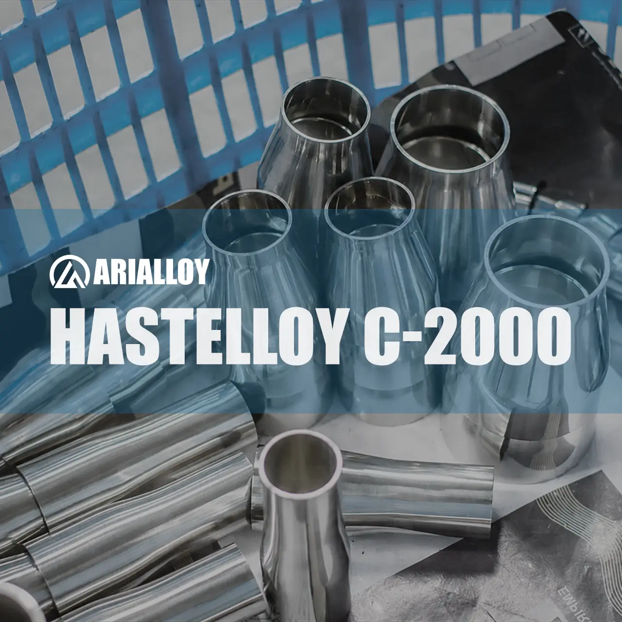 Arialloy hastelloy c-2000 reducer connector