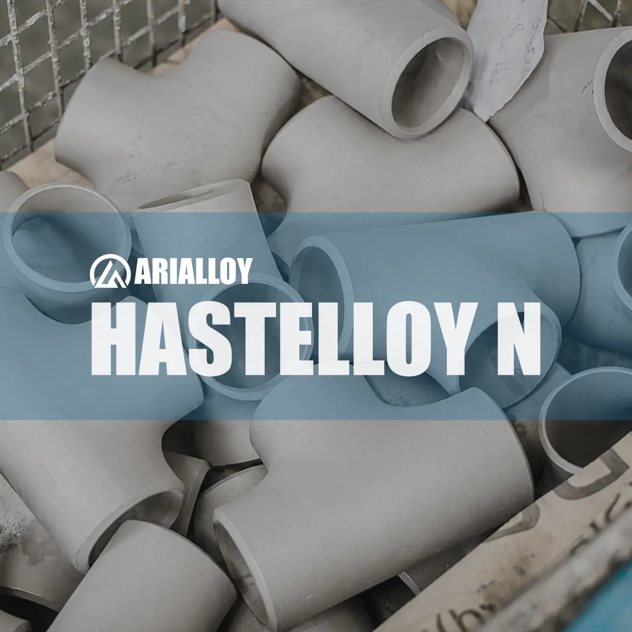 Arialloy hastelloy n piping tee