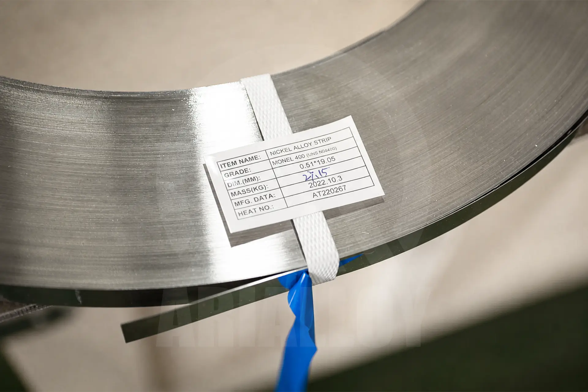 Arialloy custom nickel alloy strip coil