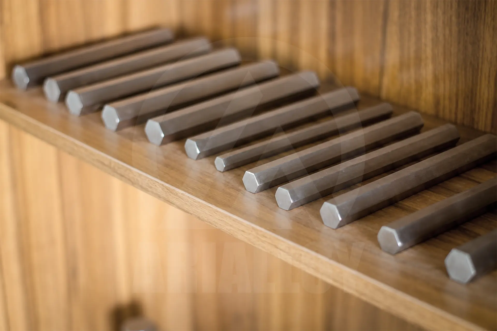Arialloy nickel alloy hex bar
